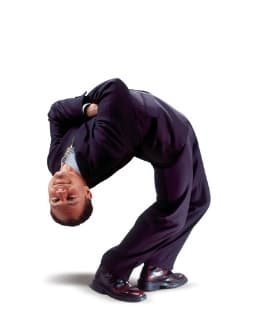 Bend over backwards